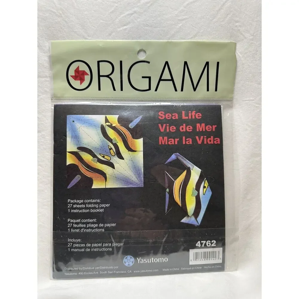 New Nature Origami Sea Life Dolphin Turtle Shark 27 Sheets Instructions Fish